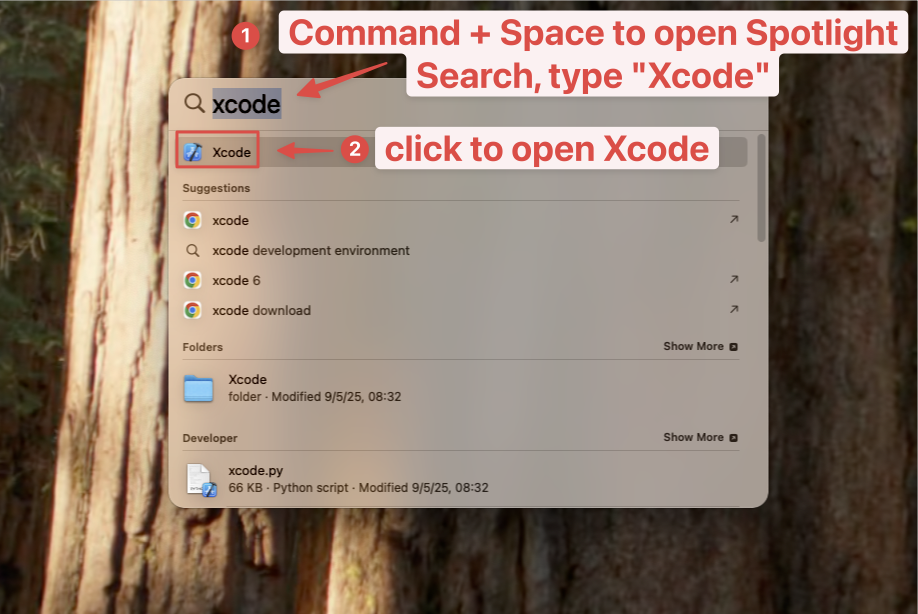 Start with Xcode - Step 1